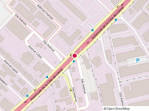 Location of Restaurants d Lafleur Inc at 10800 chemin de la Cote-de-Liesse, Lachine