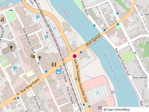 Location of Resto Bar Terminus at 22 Rue King O, Sherbrooke