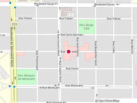 Location of Resto Chez Gigi at 218 Rue Mayrand, Saint-Jean-sur-Richelieu