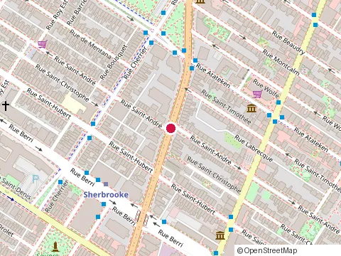 Emplacement de Rochon Giroux au 839 Rue Sherbrooke E # 100, Montréal