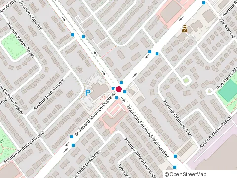 Location of Rotisserie O Poulet at 7987 boulevard Maurice-Duplessis, Montréal