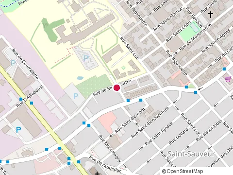 Location of Salle de Quilles Montmartre at 160 avenue du Sacre-Coeur, Québec