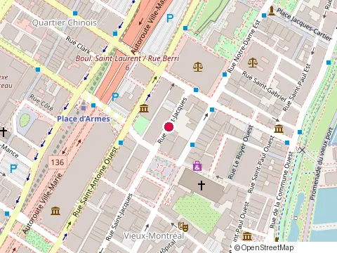 Location of Savygroup Holdings Ltd at 31 Rue Saint-Jacques, Montréal