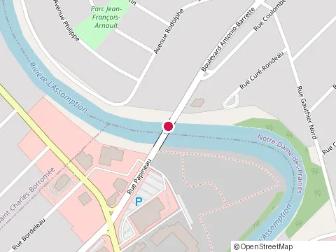 Location of Steak & Babe at 5 boulevard Antonio-Barrette, Notre-Dame-des-Prairies