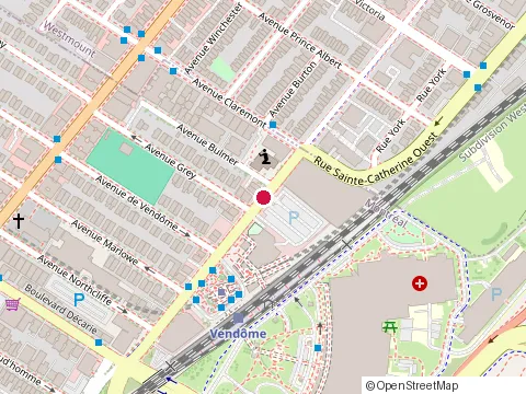 Location of Teheran Restaurant at 5065 boulevard de Maisonneuve O, Montréal