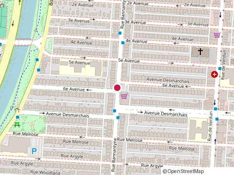 Location of Terrasse Chez Laurette at 5077 Rue Bannantyne, Verdun