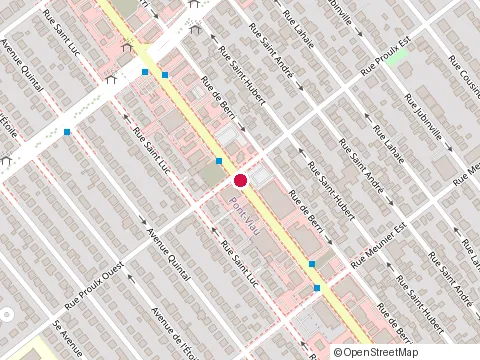Location of Treats at 420 boulevard des Laurentides, Laval