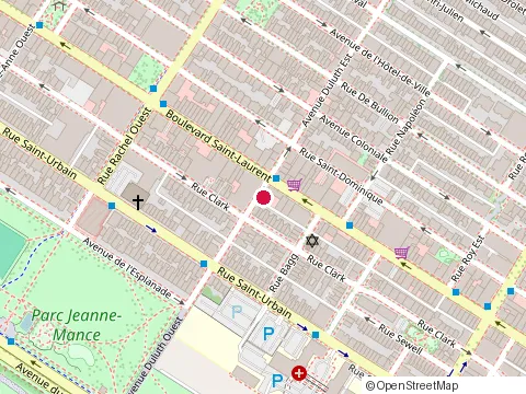 Location of Triangle Portugais at 20 avenue Duluth O, Montréal