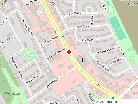 Location of Valentine at 4794 boulevard Saint-Charles, Pierrefonds