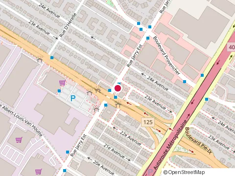 Location of Vitro Plus Pie-Ix at 4100 Rue Jarry E, Montréal