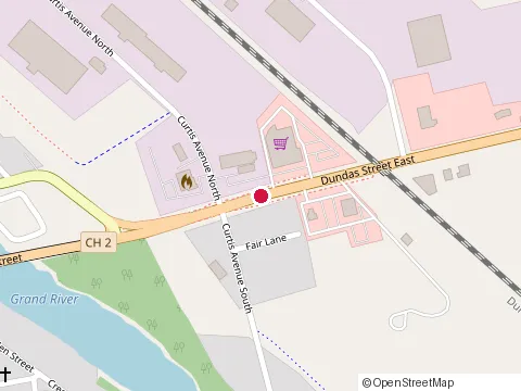 Location of Primacare Community Family Health Team at 25 Curtis Ave N, Paris