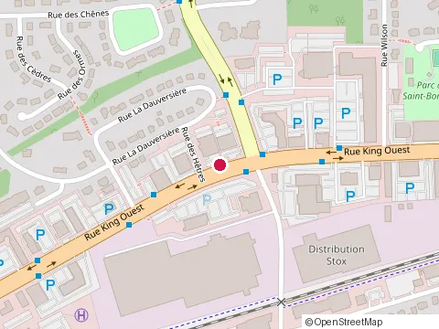 Location of 100 Pour 100 Vision (Dr Guy Doyon) at 2727 Rue King O, Sherbrooke