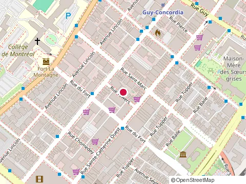 Location of 1433 Towers-Metcap Living at 1433 Rue Towers, Montréal