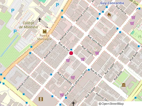 Location of 2050 de Maisonneuve Inc at 2050 boulevard de Maisonneuve O # 101, Montréal