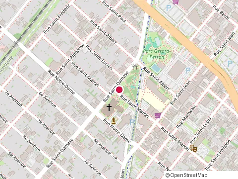 Location of 206 Pizza at 206 Rue Saint-Marcel, Drummondville