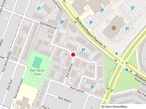 Location of 2430 Rue Bellerose at 2430 Rue Bellerose #1, Longueuil