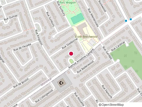 Location of 245 Hymus Pointe at 290 avenue Anselme-Lavigne, Pierrefonds