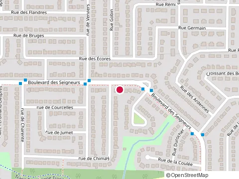 Location of 2D Rénovation at 3863 Rue de Chimay, Terrebonne