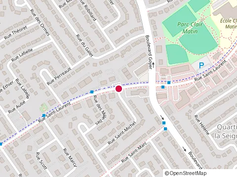 Location of 2K Sushi Express at 102 Rue St-Laurent, Saint-Eustache