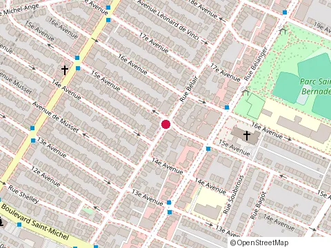 Location of 3538 Belair at 3538 Rue Bélair, Montréal