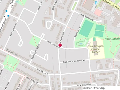 Location of 3B Construction at 375 Rue Radisson, Longueuil