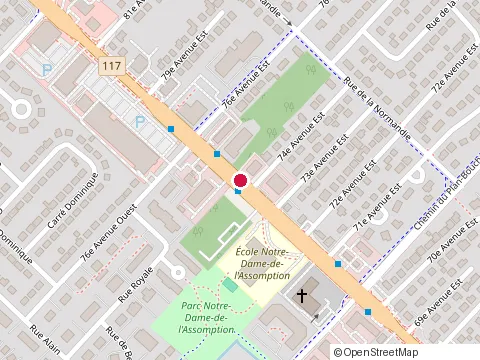 Location of 3F Construction at 1060 Bd Curé-Labelle, Blainville