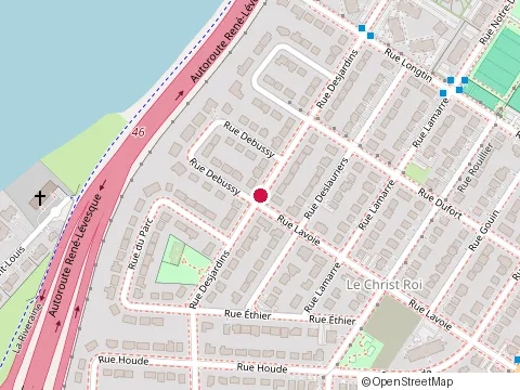 Location of 4 Côté Inspection at 830 Rue Desjardins, La Prairie