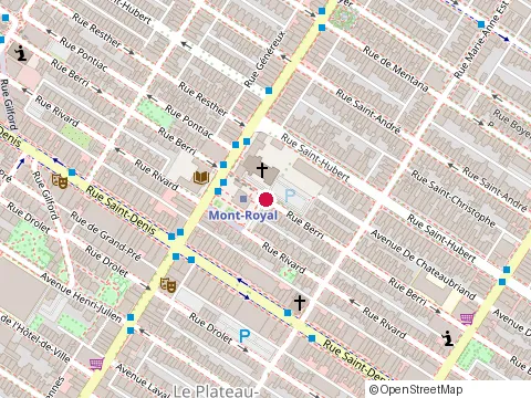 Location of 4379 Berri at 4379 Rue Berri, Montréal