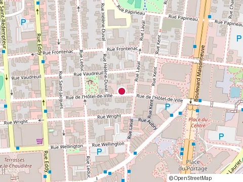 Location of 4Cpa Inc. - Société de Comptables Professionnels Agréés at 63 Rue de l Hôtel-de-Ville, Gatineau