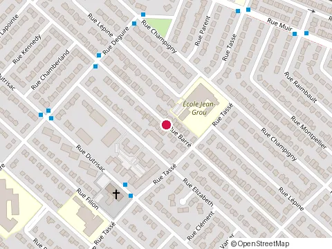 Location of 5 Sens at 1209 Rue Barré, Saint-Laurent