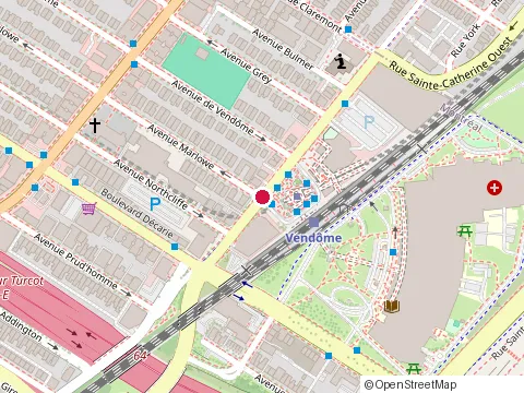 Location of 5252 Bd. de Maisonneuve at 5252 boulevard de Maisonneuve Ouest, Montréal