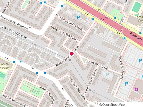 Location of 7 Constructions at 6272 place de la Malicorne #2, Anjou