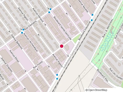 Location of 7 Days Tires at 10442 avenue Hénault, Montréal-Nord