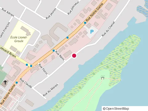 Location of 9282 9662 Qc Inc at 536 Rue du Chenal, Repentigny