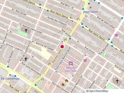 Location of 93134443 Qc Inc at 232 Rue Jean-Talon O, Montréal