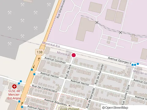 Location of 9713 de Teck, Montreal, Canada at 9713 Rue de Teck, Montréal