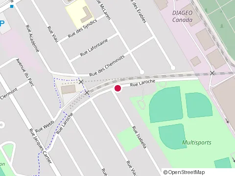 Location of A 1 Couvertures Jacques Rapin Inc at 113 Rue Laroche, Salaberry-de-Valleyfield