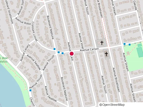 Emplacement de A B C House Of Security au 190 avenue Lagacé, Dorval