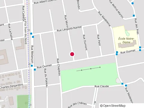 Location of A B Maconnerie Inc at 579 Rue Morin, Saint-Jérôme