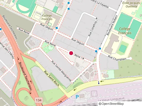 Location of A Chalifour Enr at 2298 Rue Rene, Longueuil