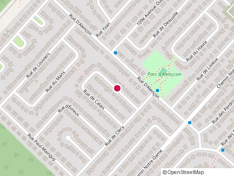 Location of A G Entrepreneur Général et Electrique at 7 Rue de Clécy, Blainville