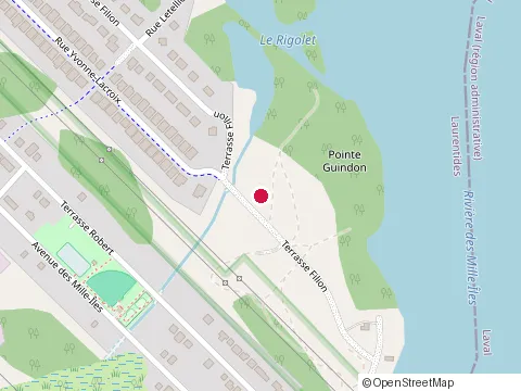 Location of A l Filion Excavation at Terrasse Filion, Boisbriand