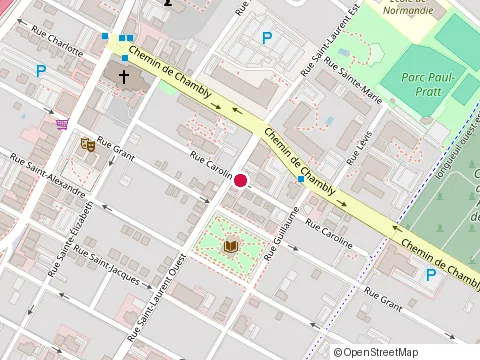 Location of A-Esthétique (Massothérapie, Esthétique, Kiné) at 351 Rue Caroline, Longueuil