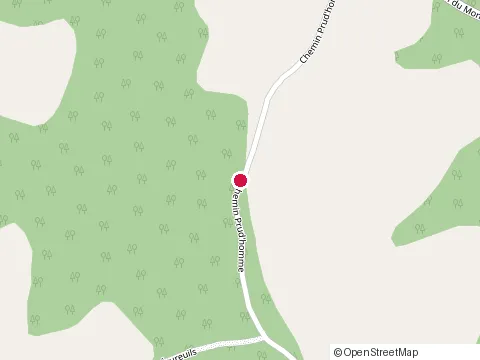 Location of A. Belair Excavation at 154 Chemin Prud'Homme, Cantley