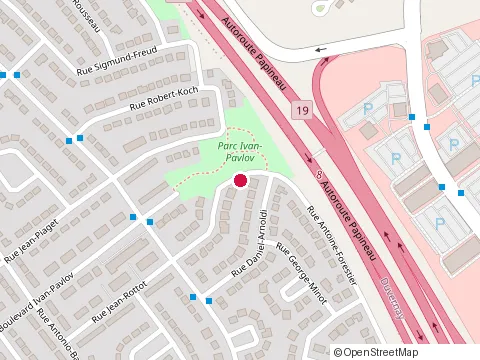 Location of A.E.P. Construction Inc at 183 Rue Antoine-Forestier, Carignan