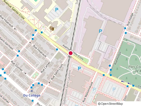 Location of A.P.I. Alarm Inc at 430 Sainte-Croix Ave, Saint-Laurent
