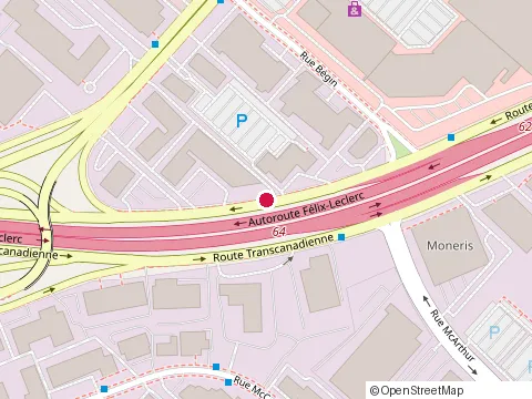 Location of A&C Developpement et Constr at 7575 Trans-Canada Hwy, Saint-Laurent