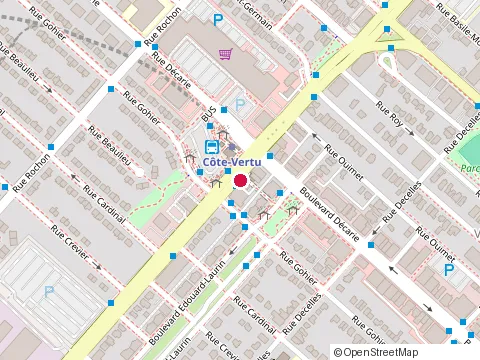 Location of A&W Canada at 1494 boulevard de la Côte-Vertu, Saint-Laurent