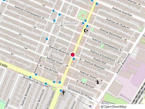 Location of A1 Tutorial Inc at 892 Rue Jean-Talon O, Montréal