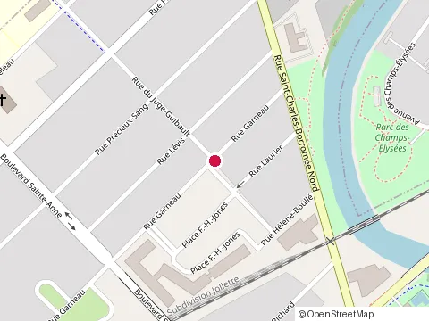 Location of Aa Fondations Inc at 161 Rue Garneau, Joliette